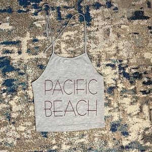 Pacific beach crop halter top